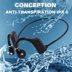 Casque Bluetooth sportif à conduction osseuse