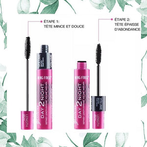 Mascara 5D d'extension de boucles super longue durée 2 en 1(Acheter 1 en obtenir 1 gratuitement)