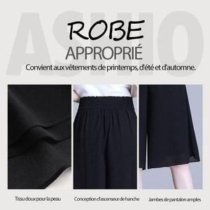 Jupe-culotte ample en mousseline d'été