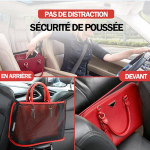 Support pour sac à main de sac de filet de voiture