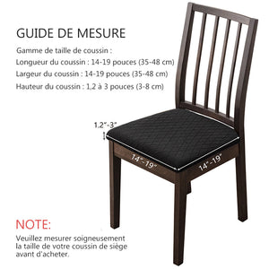 Housse de coussin de chaise imperméable