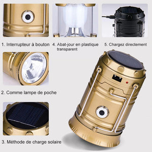 Lampe de camping extérieure multifonctionnelle