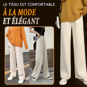 Pantalon décontracté d'hiver épais pour femmes