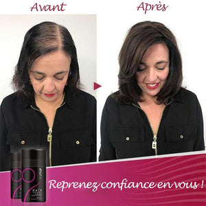 Poudre de fibre des cheveux