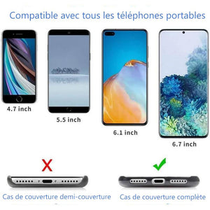 Lanière universelle pour téléphone portable avec patch en nylon