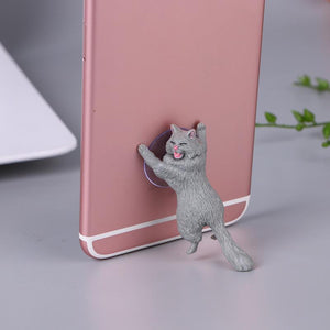 Chat Adorable Support de Téléphone avec Ventouse