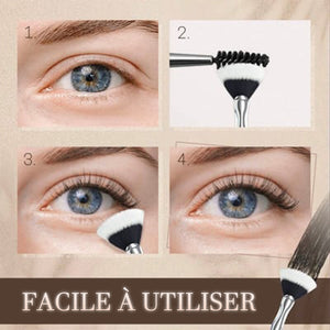 Pinceau en forme d'éventail plié à 120° (Offrir 1 pinceau d'eyeliner gratuitement)