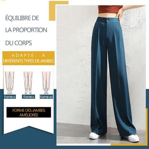 Pantalon ample décontracté pleine longueur pour femmes