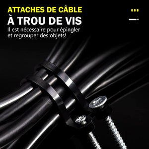 Attache de câble en nylon Polyvalent