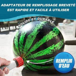 Boule en forme de pastèque pour l'été