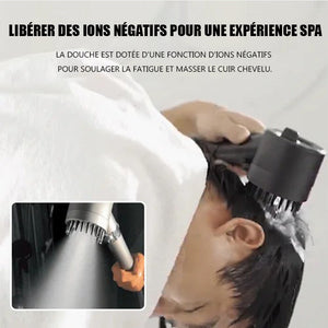 Pommeau de douche multifonctionnel de massage à un bouton