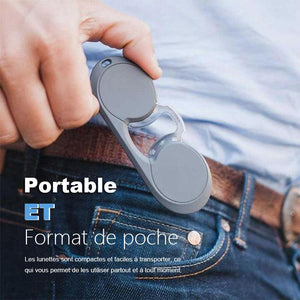 Lunettes de lecture portables avec mini pince-nez