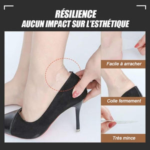 Autocollant anti-usure invisible pour talon (50 pièces)