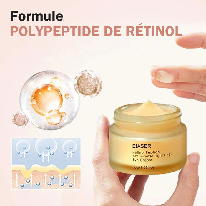 Crème réparatrice pour les yeux au peptide rétinol