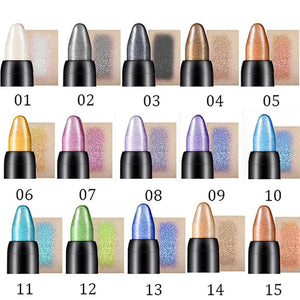 Crayon fard à paupières scintillant imperméable 15 couleurs au choix