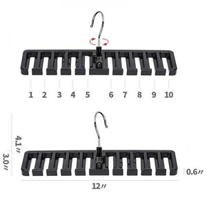 Étagères pour placer les ceintures