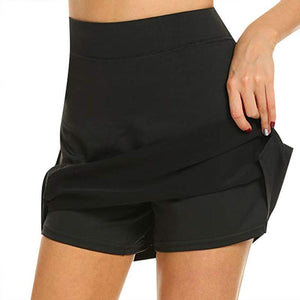 Women's Skirt Skorts avec Shorts intérieurs