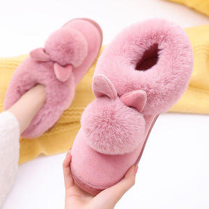 Pantoufles en peluche pour femmes