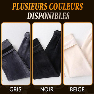 Pantalon décontracté d'hiver épais pour femmes