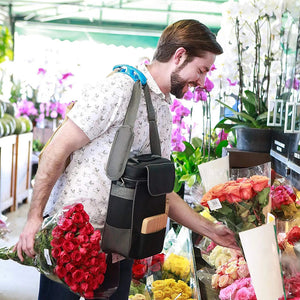 Porte-sac d'épicerie mains libres