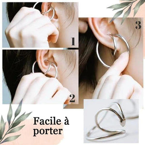 Boucles d'oreilles géométriques minimalistes