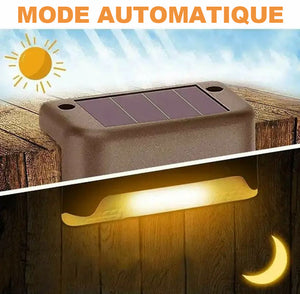 Lumière solaire imperméable à l'eau extérieure