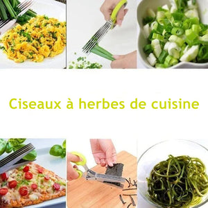 Ciseaux à herbes multi-lames