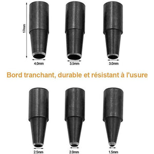 Outil de perforation en cuir bricolage Poinçon rotatif