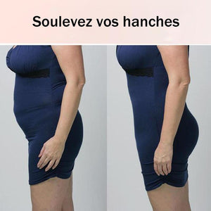 Pantalon de mise en forme des muscles abdominaux à compression croisée