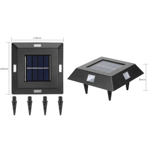 Lumière murale d'extérieur à cellules solaires