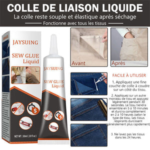 Colle pour réparation de tissu