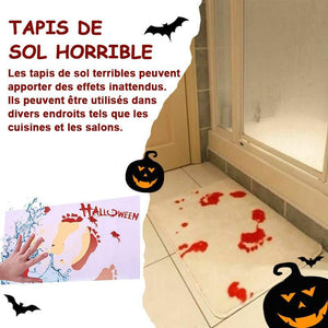 Halloween Tapis de bain sanglant