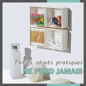 Petite boîte de rangement autocollante