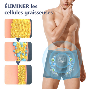 Sous-vêtement sculptant ions tourmaline pour hommes