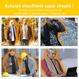 Écharpe chauffante USB