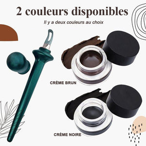 Applicateur d'eye-liner de precision en silicone