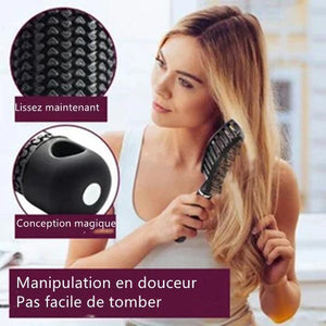 Brosse à cheveux en nylon à poils