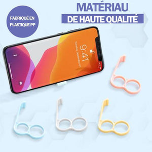 Support de téléphone multifonction pour anneau de doigt( 4 pièces)