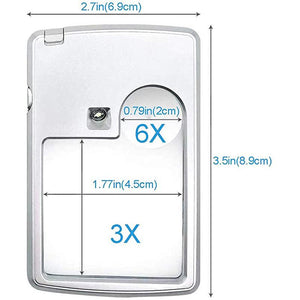 LED Loupe de lecture de type carte