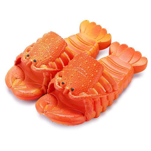 Les pantoufles en forme de homard