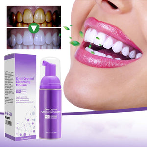 Mousse pour nettoyer les dents