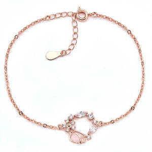 Collier Tulipe Rose