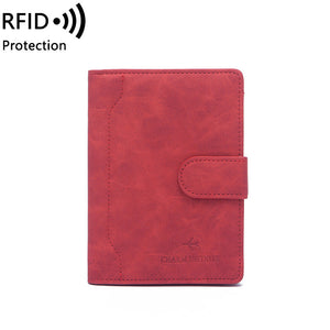 Portefeuille en cuir artificiel avec protection RFID