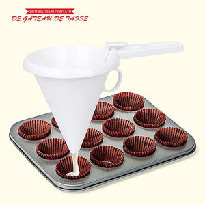 Distributeur portatif de gâteau de tasse 2 pièces ( achetez 1, obtenez-en1 gratuitement)