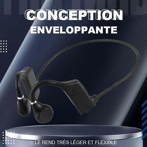 Casque Bluetooth sportif à conduction osseuse