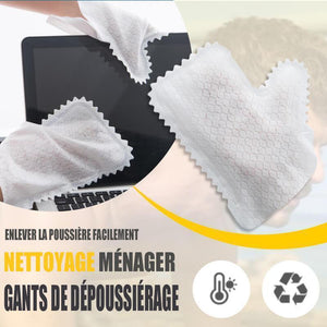 Gants de dépoussiérage tissés