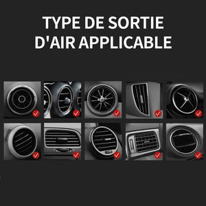 Support Téléphone Voiture Rotation à 360 Degrés