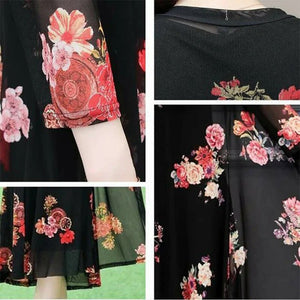 Robe à imprimé floral pour femmes