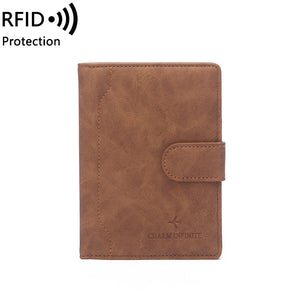 Portefeuille en cuir artificiel avec protection RFID