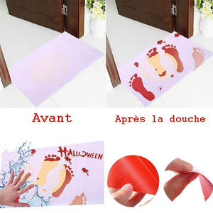 Halloween Tapis de bain sanglant